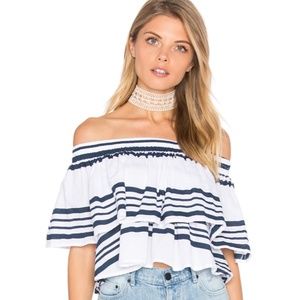 Faithfull the Brand Off-the-Shoulder Top, XS